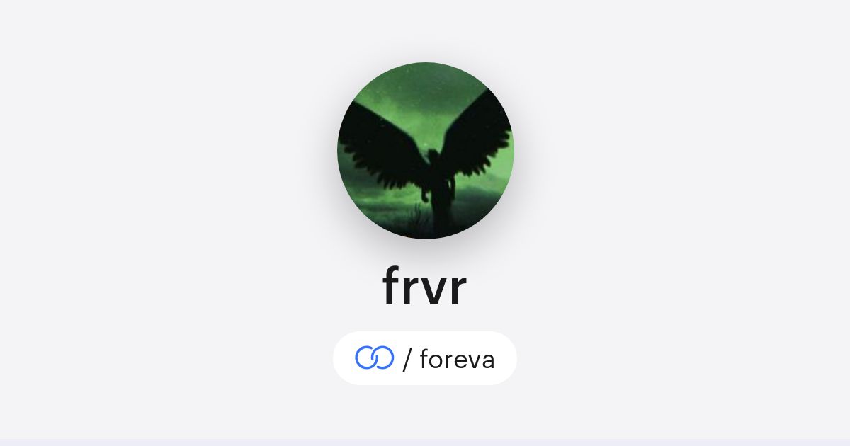 frvr (/foreva) · solo.to