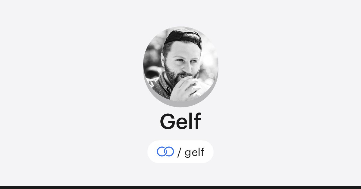 Modified Gelf Gelf · solo.to