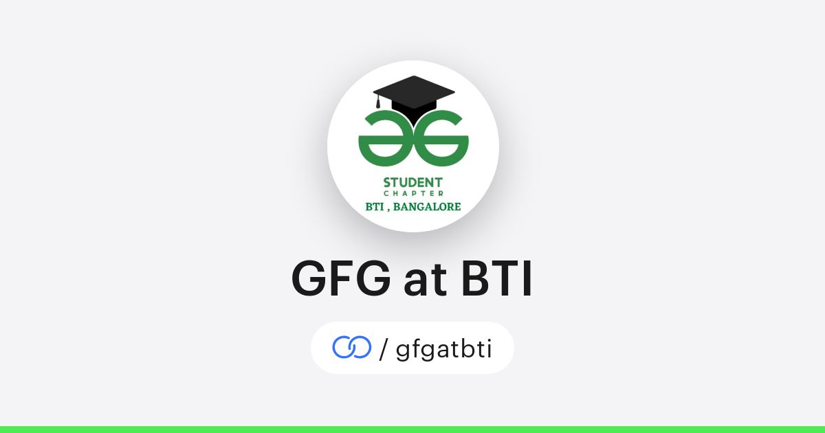Gfg At Bti Gfgatbti Solo To