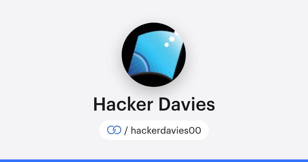 Hacker Davies (/hackerdavies00) · solo.to