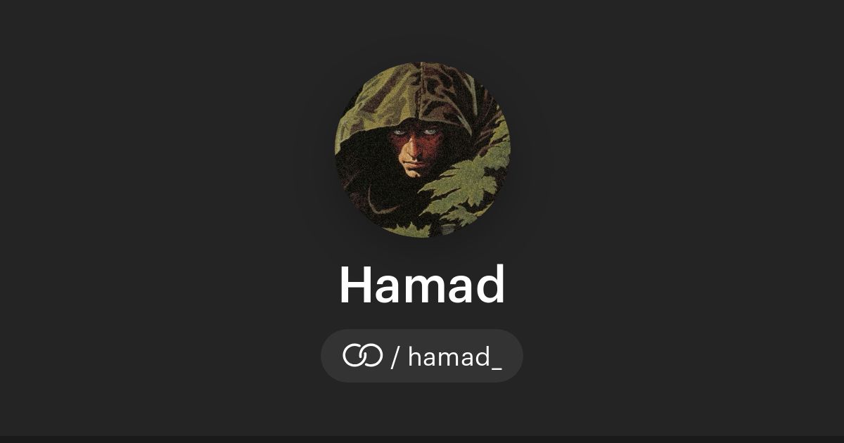 Hamad (/hamad_) · solo.to