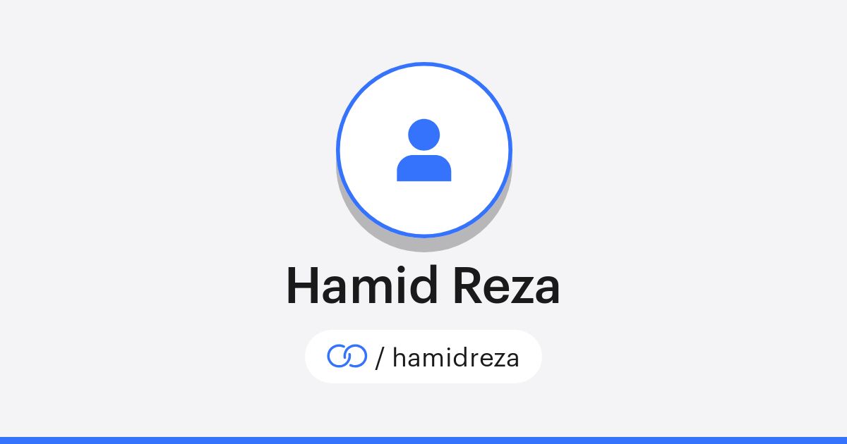 Hamid Reza (/hamidreza) · solo.to