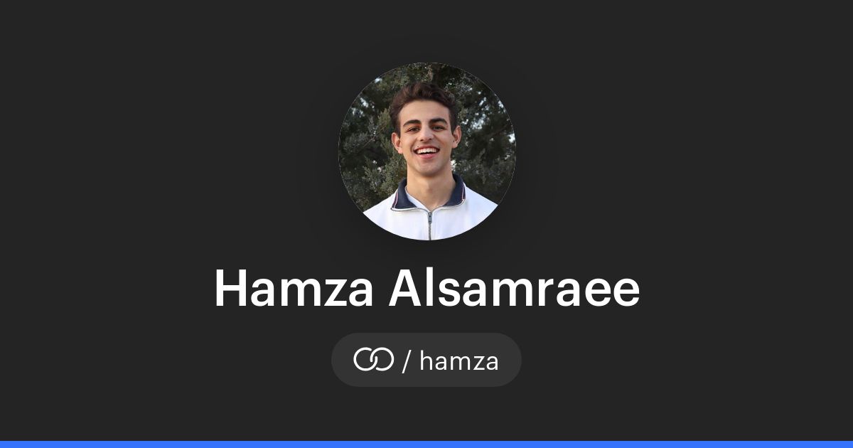 Hamza Alsamraee (/hamza) · solo.to