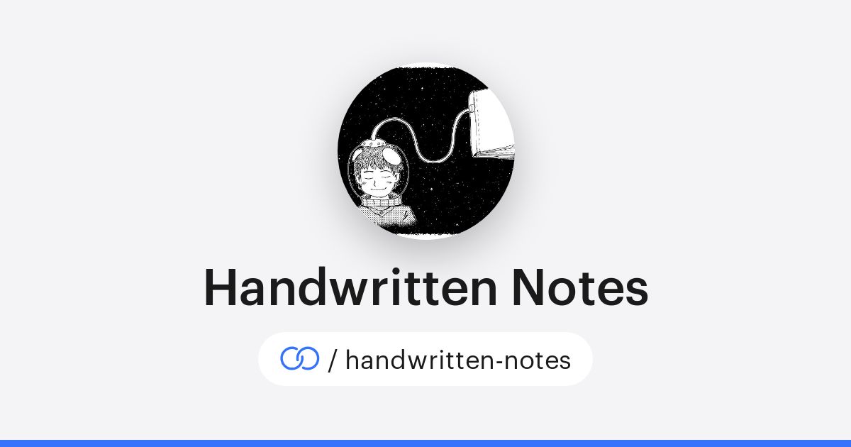 Handwritten Notes (/handwritten-notes) · solo.to
