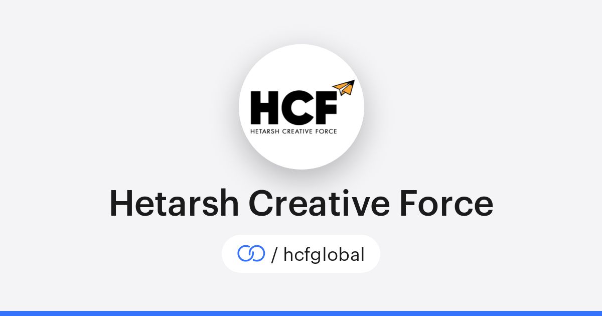 Hetarsh Creative Force (/hcfglobal) · solo.to
