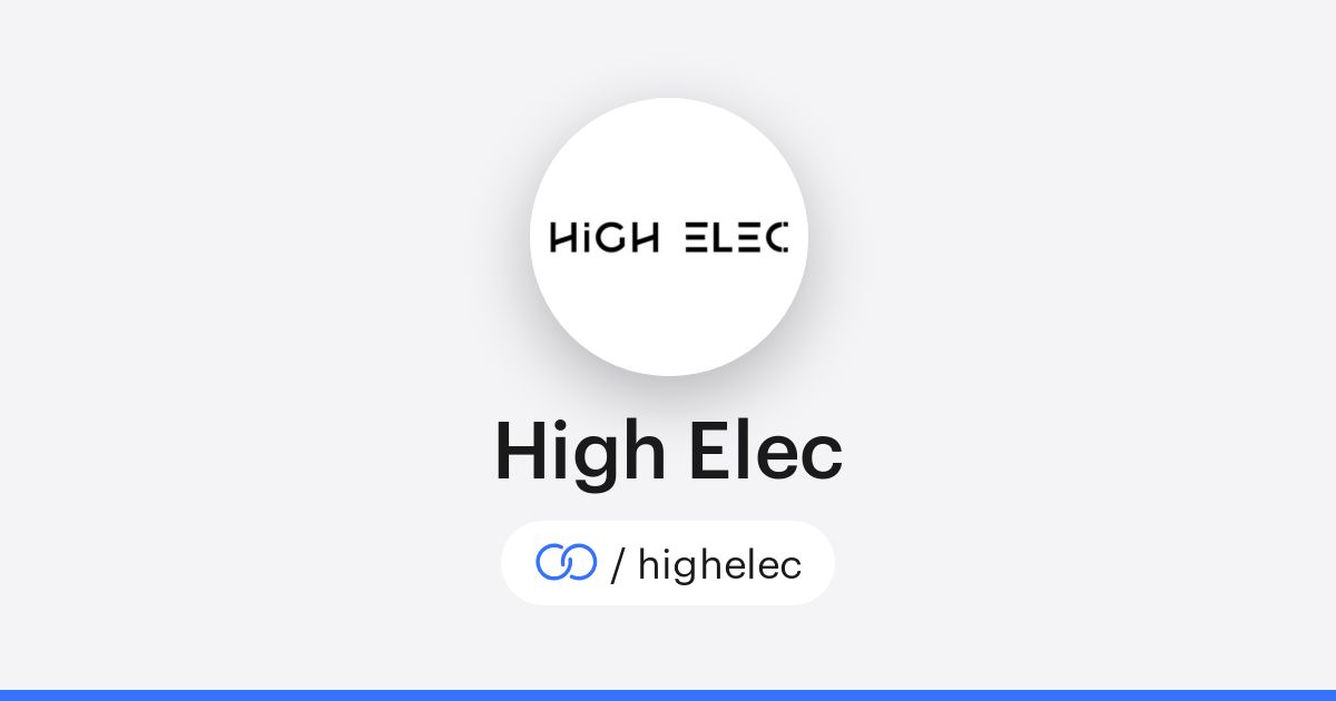 High Elec (/highelec) · solo.to