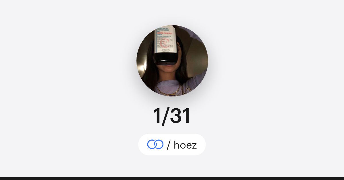 1/31 (/hoez) · solo.to