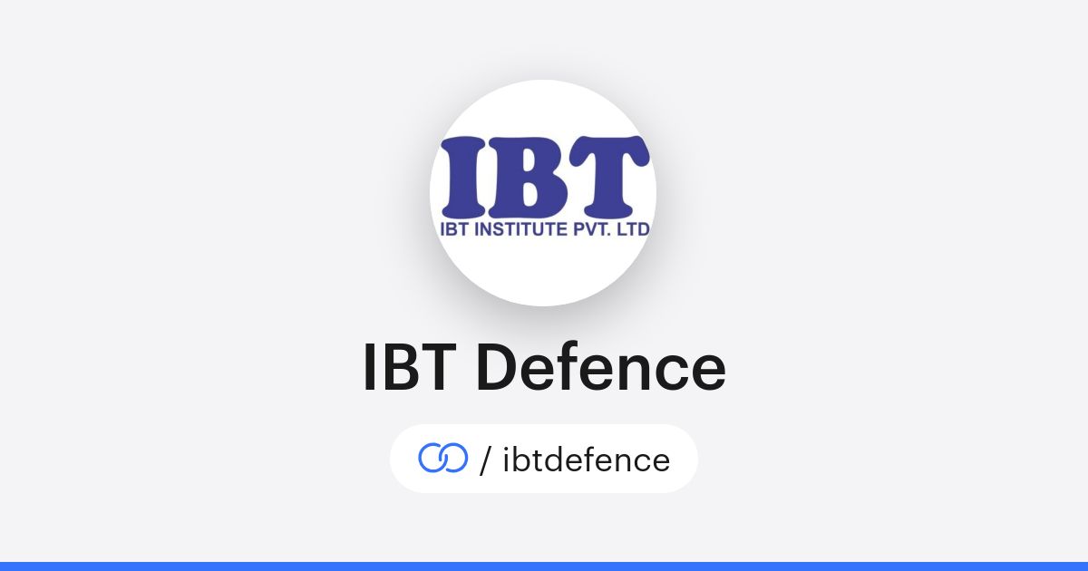 IBT Defence (/ibtdefence) · solo.to
