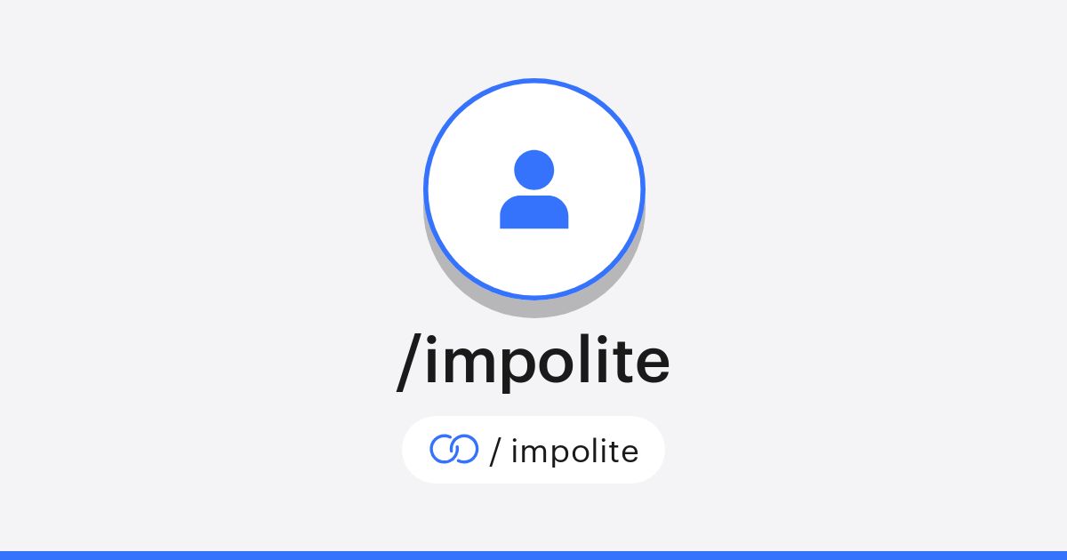 /impolite · solo.to