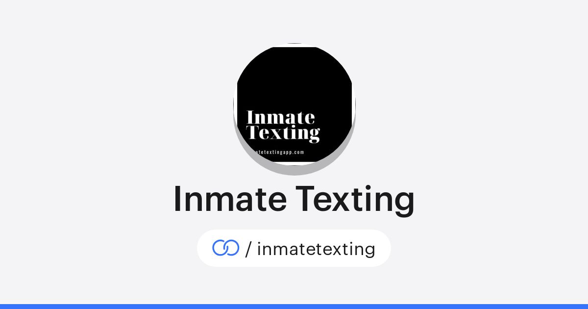 Inmate Texting (/inmatetexting) · solo.to