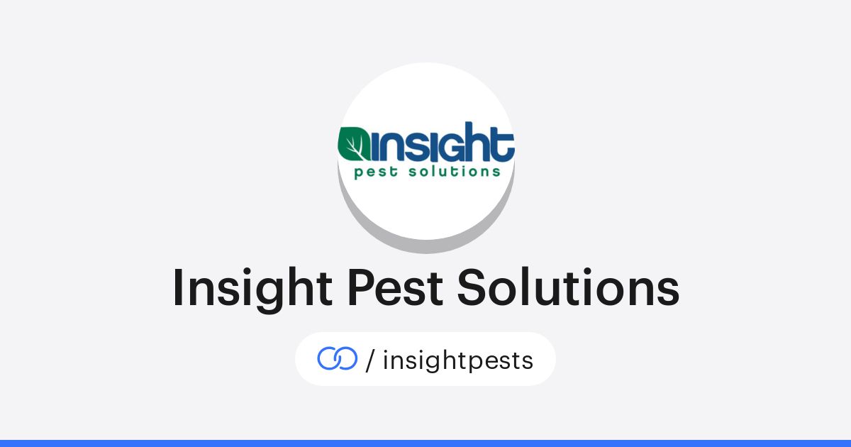 Pest Insight Log Insight Pest Solutions (/insightpests) · solo.to