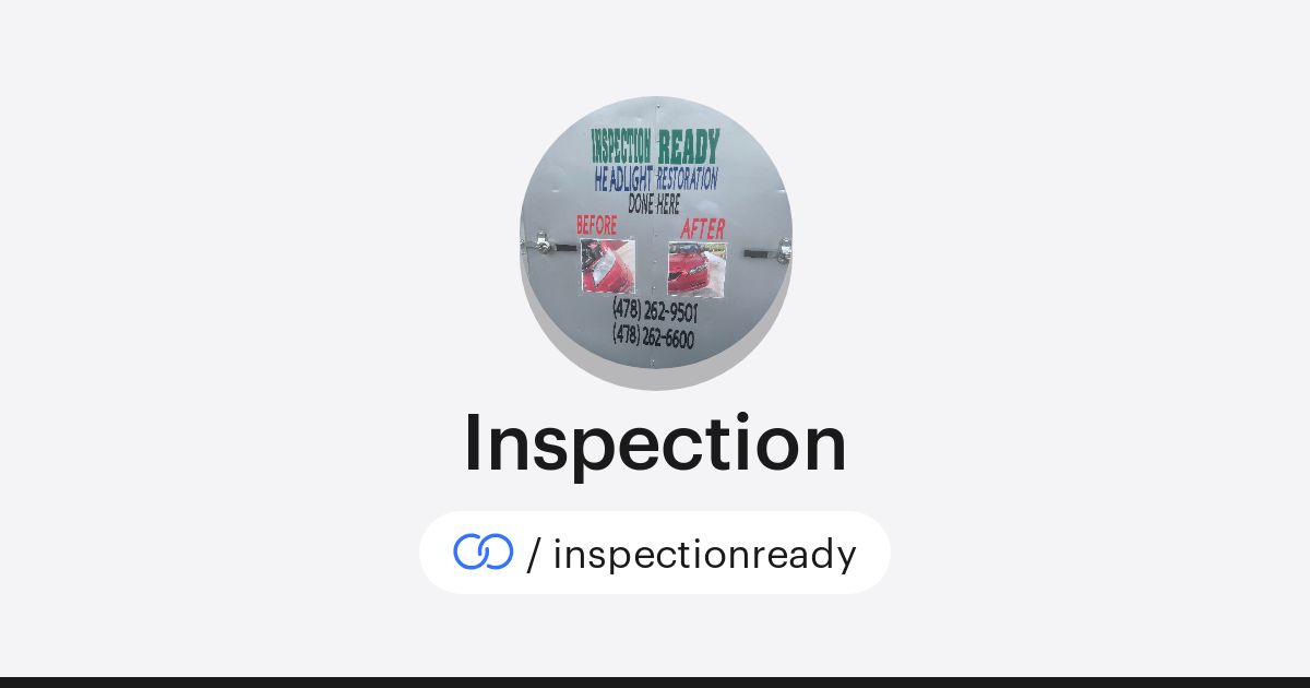Think Inspection Ready Inspection (/inspectionready) · solo.to