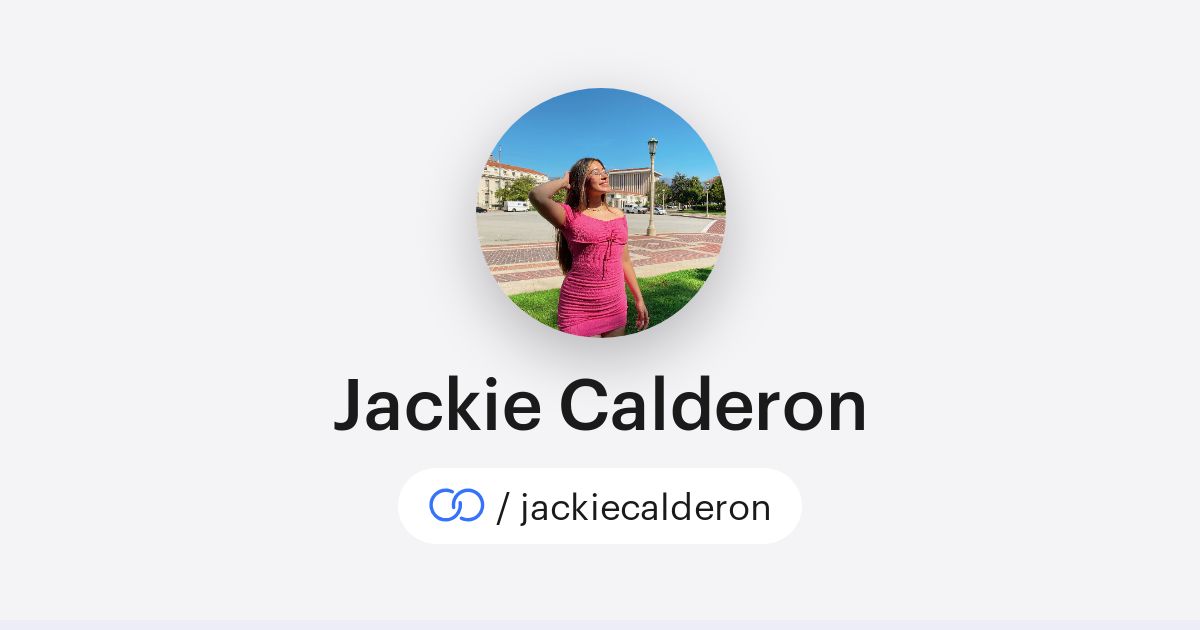 Jackie Calderon (/jackiecalderon) · solo.to