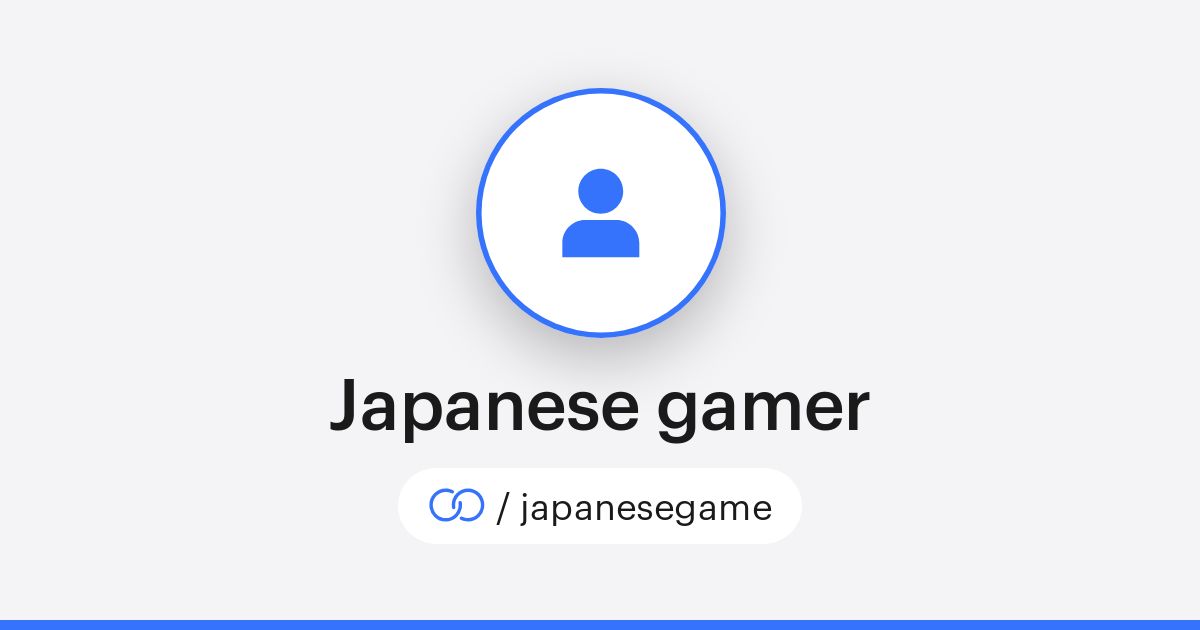 Japanese gamer (/japanesegame) · solo.to