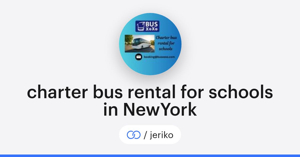 charter bus rental for schools in NewYork 