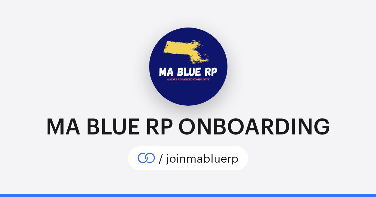 MA BLUE RP ONBOARDING (/joinmabluerp) · solo.to