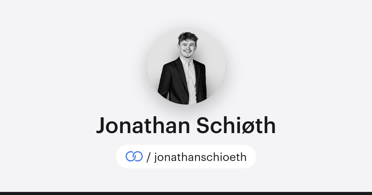 Jonathan Schiøth (/jonathanschioeth) · solo.to