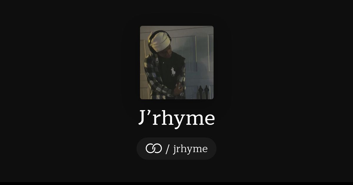 Jus Rhyme J’rhyme (/jrhyme) · solo.to