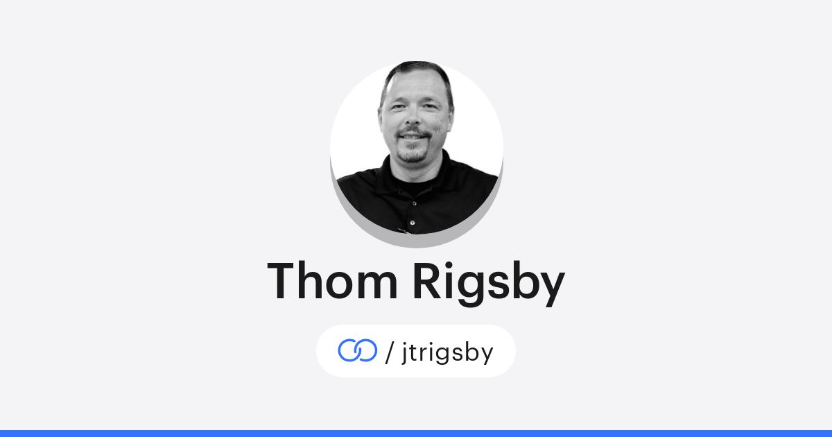 Thom Rigsby (/jtrigsby) · solo.to