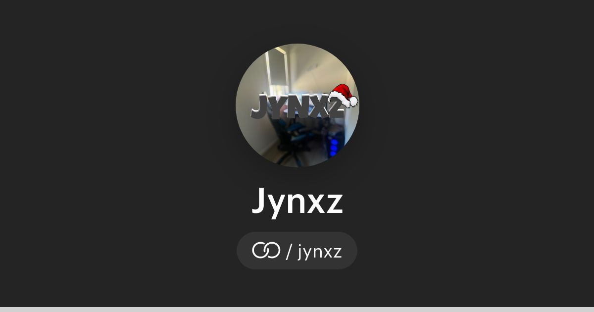 Jynxz · solo.to