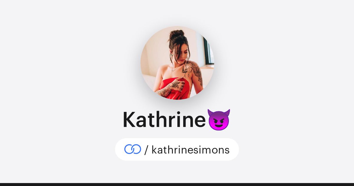 Kathrine😈 (/kathrinesimons) · solo.to
