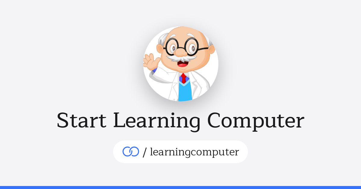 Start Learning Computer (/learningcomputer) · solo.to