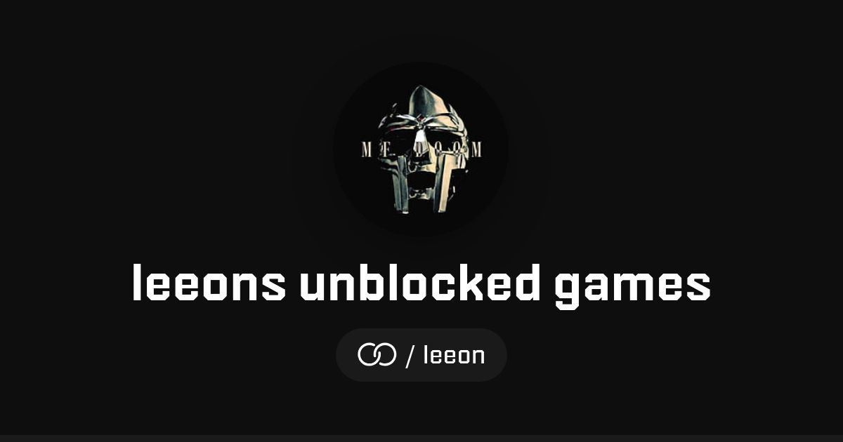 leeons unblocked games (/leeon) · solo.to