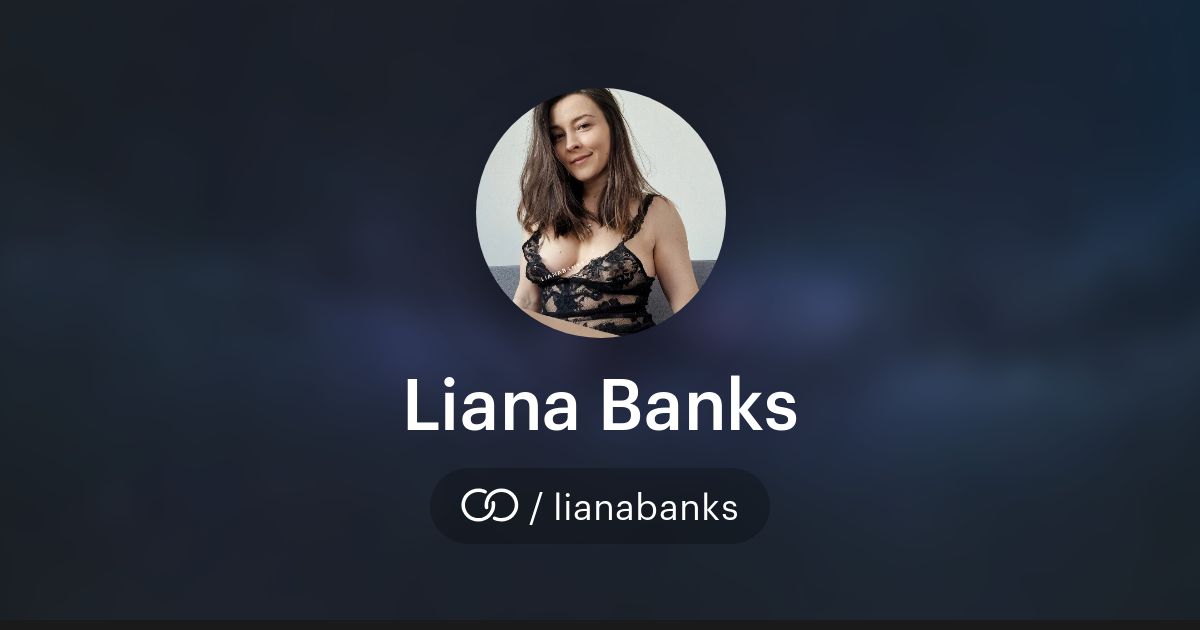 Liana Banks (/lianabanks) · solo.to