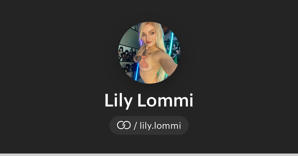 Lily Lommi (/lily.lommi) · solo.to