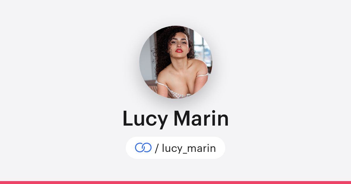Lucy Marin (/lucy_marin) · solo.to