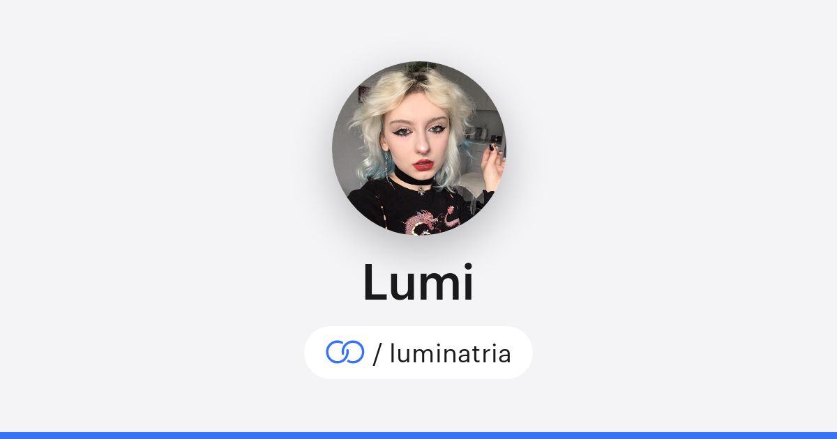 Lumi (/luminatria) · solo.to