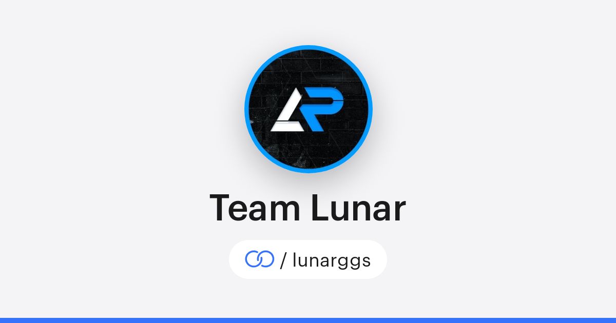 Team Lunar (/lunarggs) · solo.to