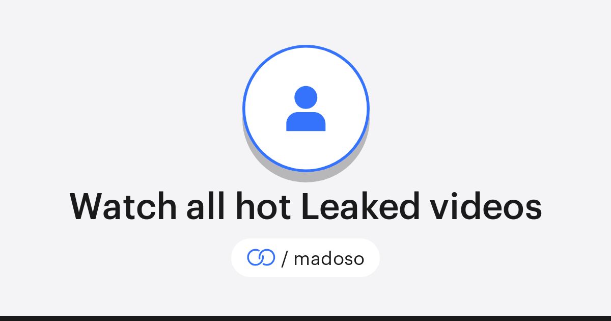 Watch all hot Leaked videos (/madoso) · solo.to