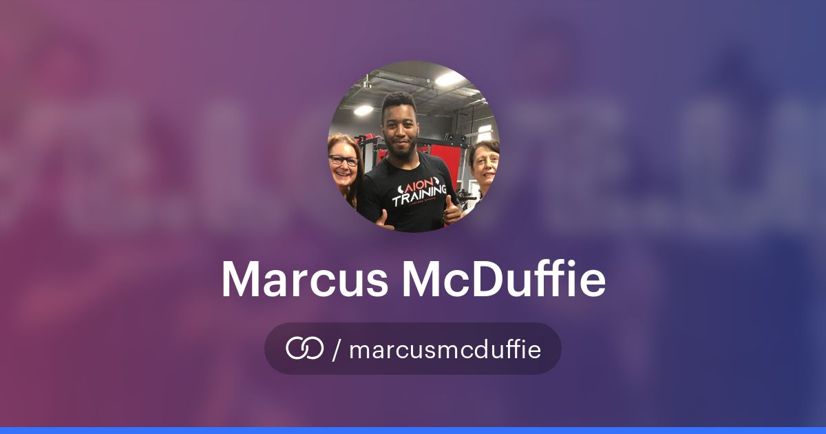 Marcus R Turify Marcus McDuffie (/marcusmcduffie) · solo.to
