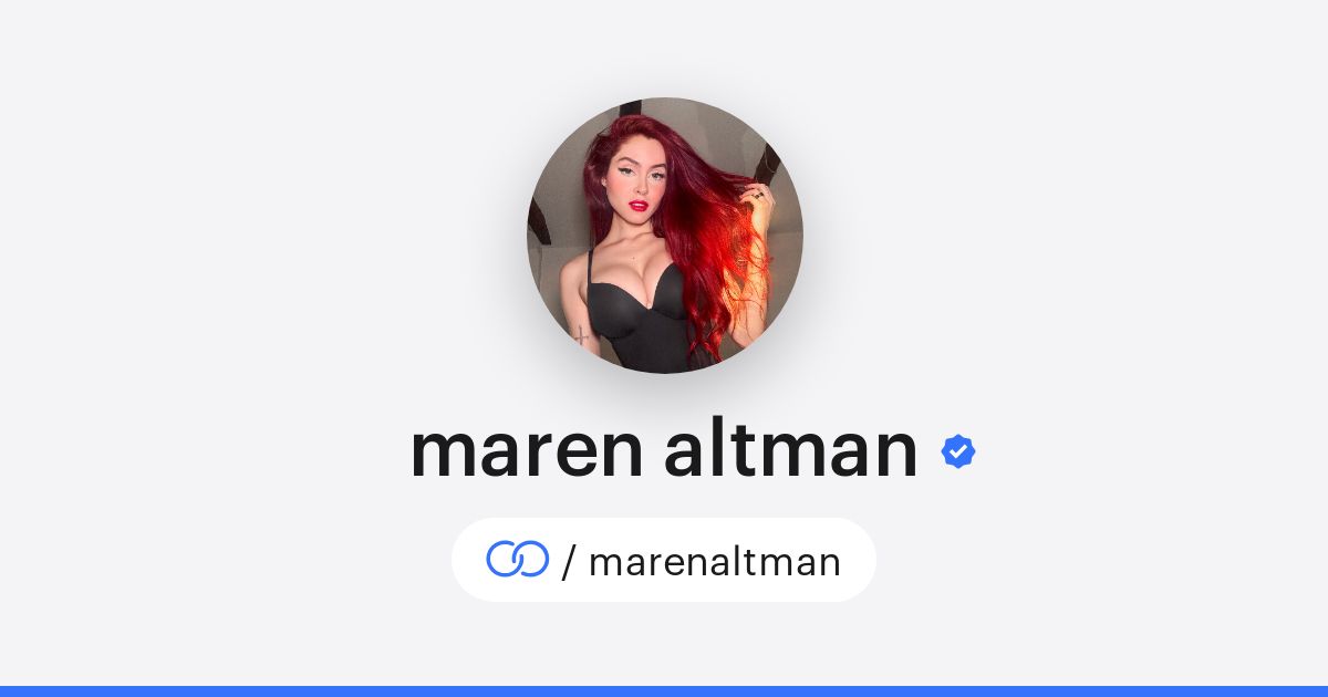 maren altman (/marenaltman) · solo.to