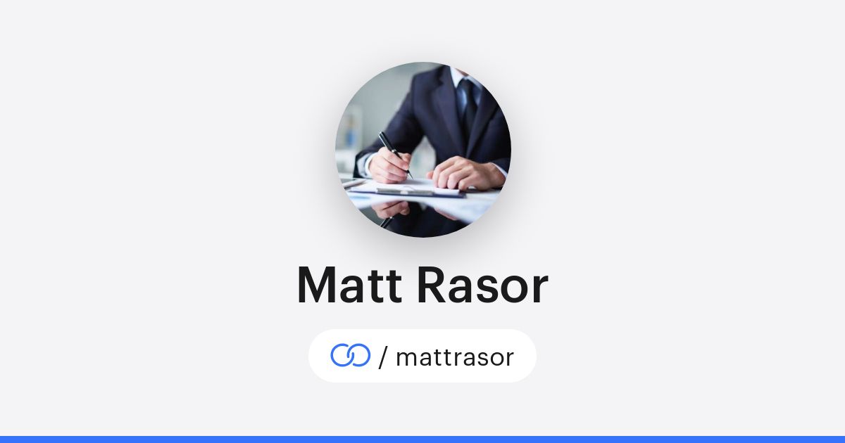 Matt Razor E Matt Rasor (/mattrasor) · solo.to