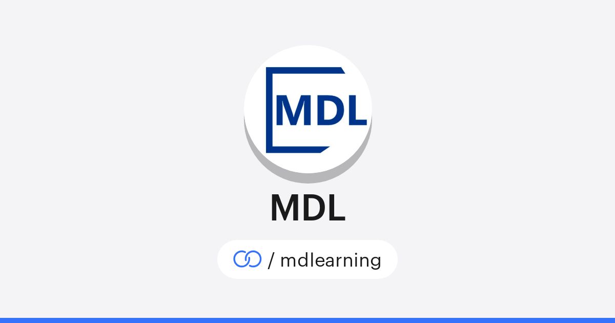 Mdl mdlearning solo to