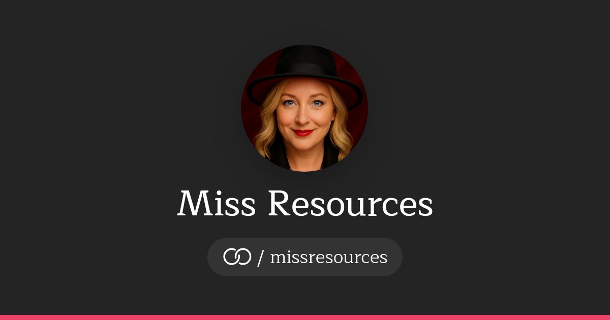 Miss Resources Missresources Solo To
