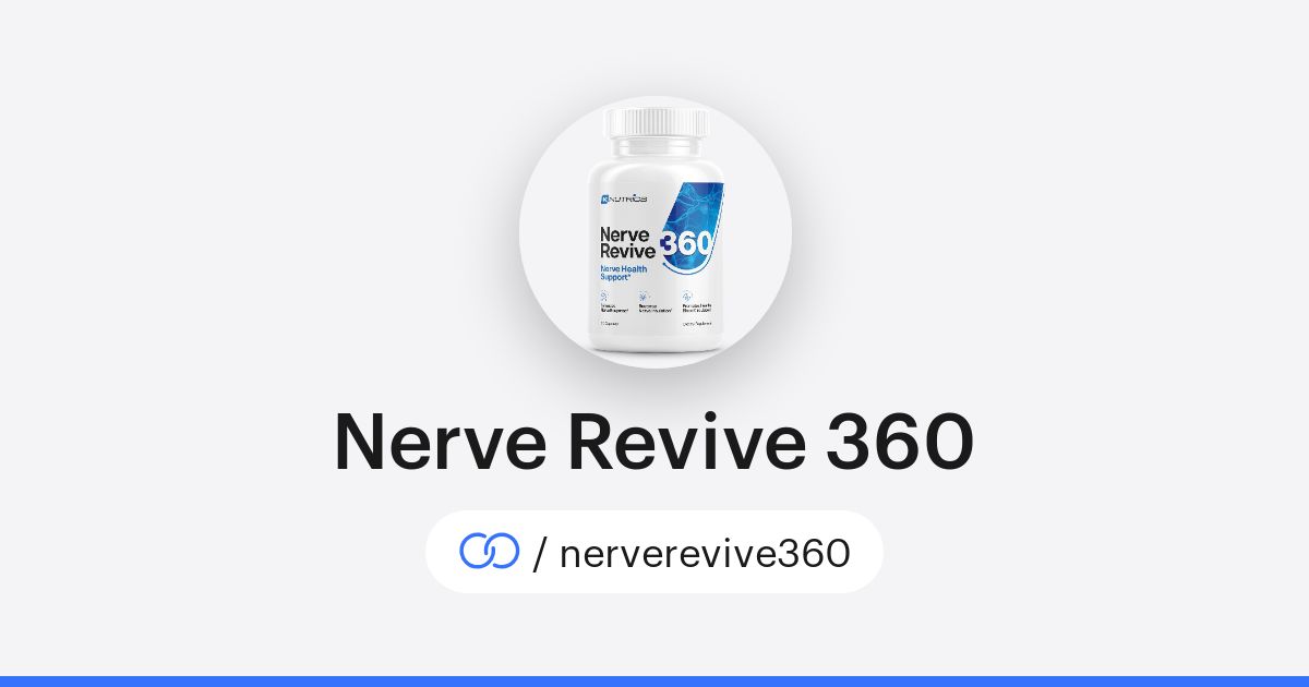 Nerve Revive 360 (/nerverevive360) · solo.to