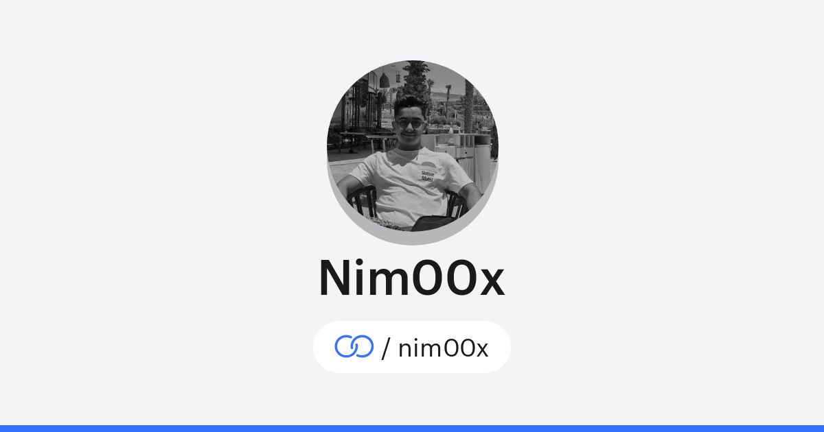 Nim00x · solo.to