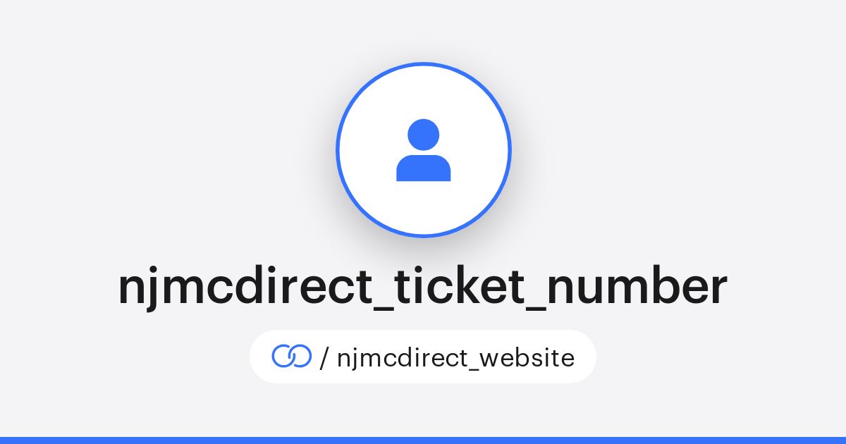njmcdirect_ticket_number (/njmcdirect_website) · solo.to