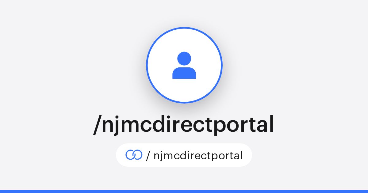 /njmcdirectportal · solo.to