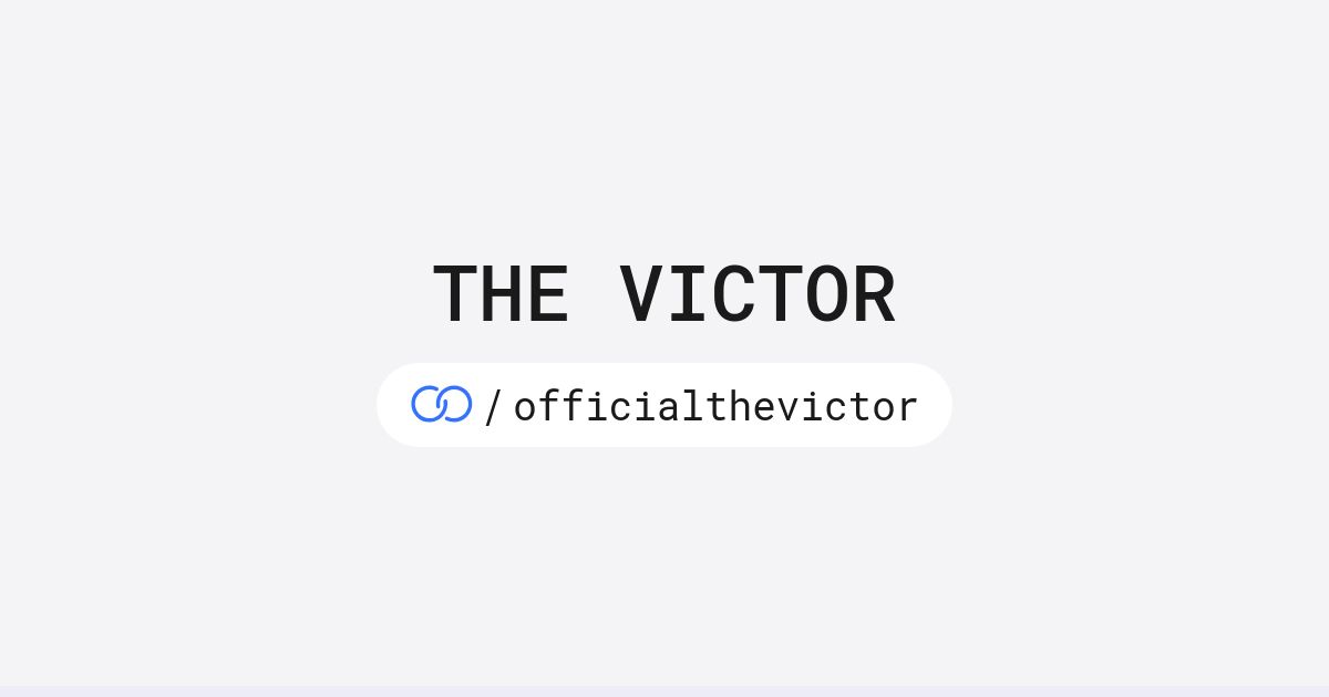 THE VICTOR officialthevictor Solo to the-victor-officialthevictor-solo-to