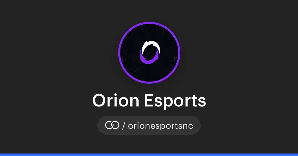 Orion Esports (/orionesportsnc) · solo.to