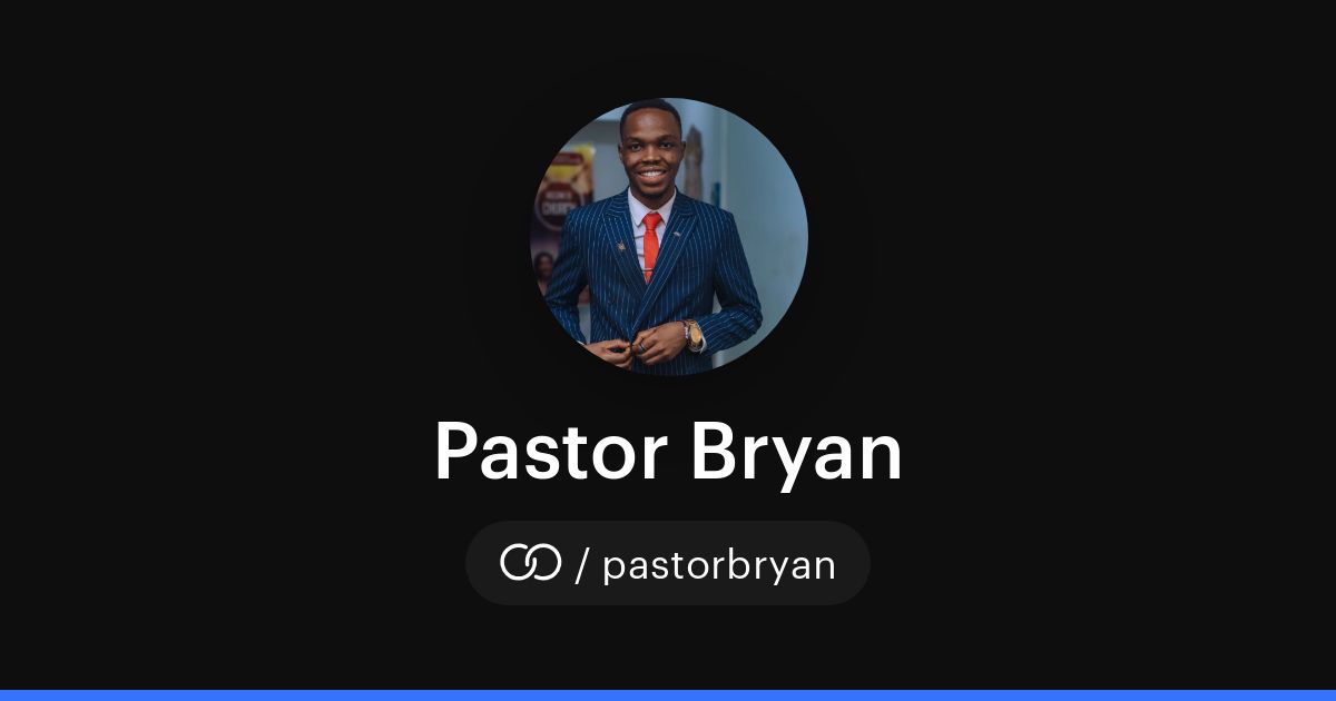 Pastor Bryan Pastorbryan Solo To
