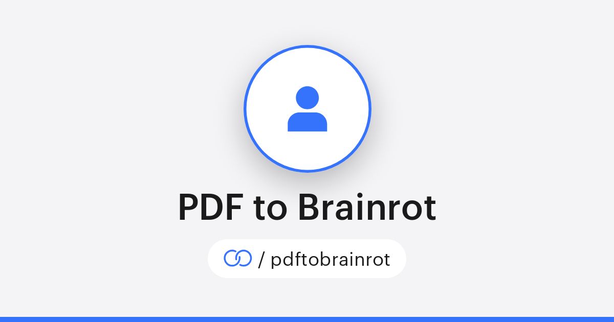 PDF To Brainrot pdftobrainrot Solo to
