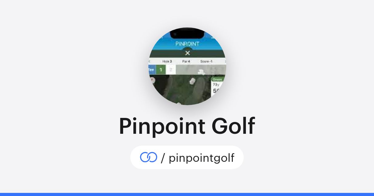 Pinpoint Golf (/pinpointgolf) · solo.to