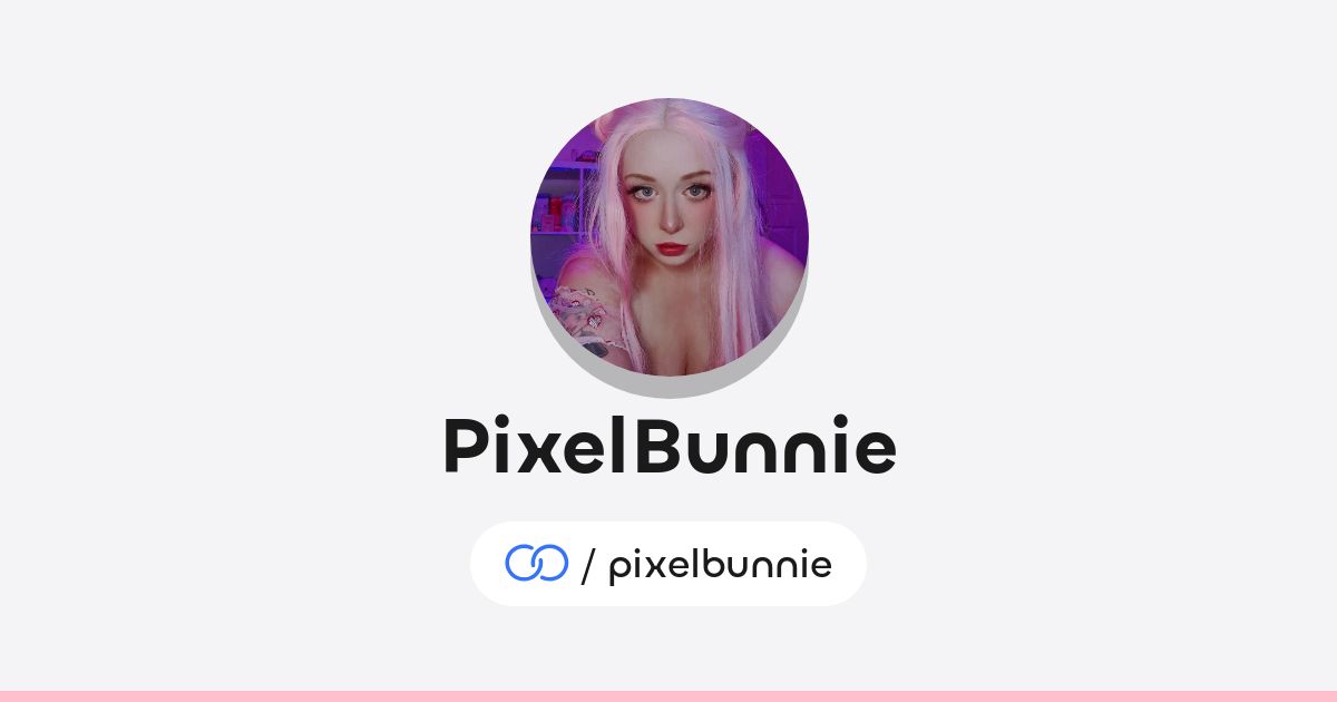 PixelBunnie · solo.to
