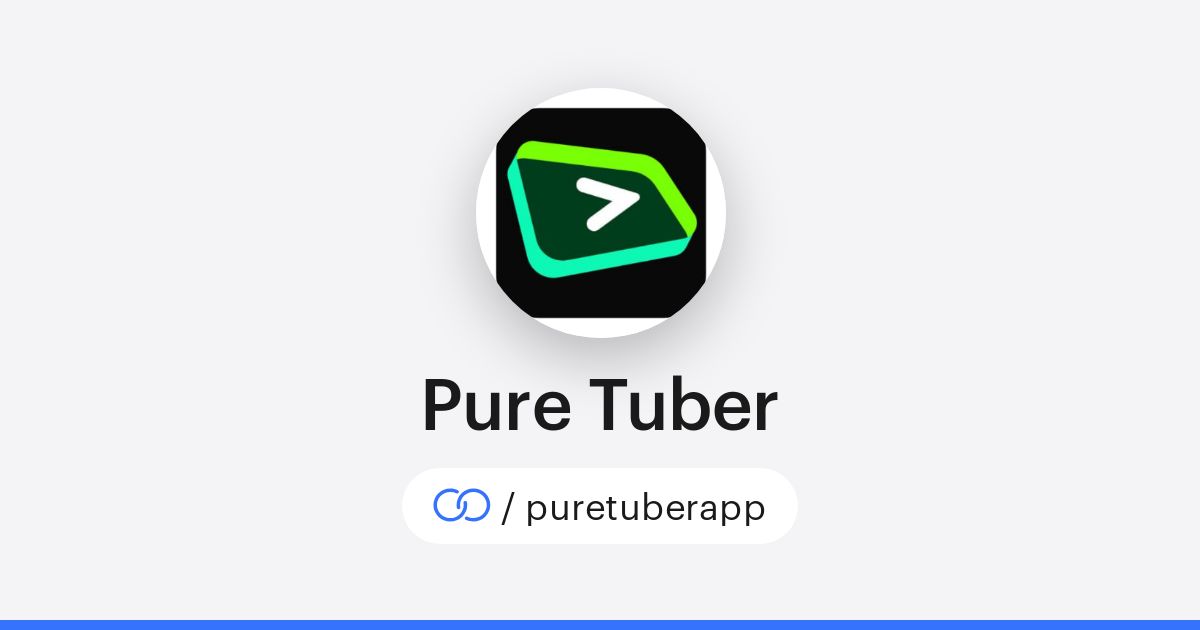 Pure Tuber (/puretuberapp) · solo.to