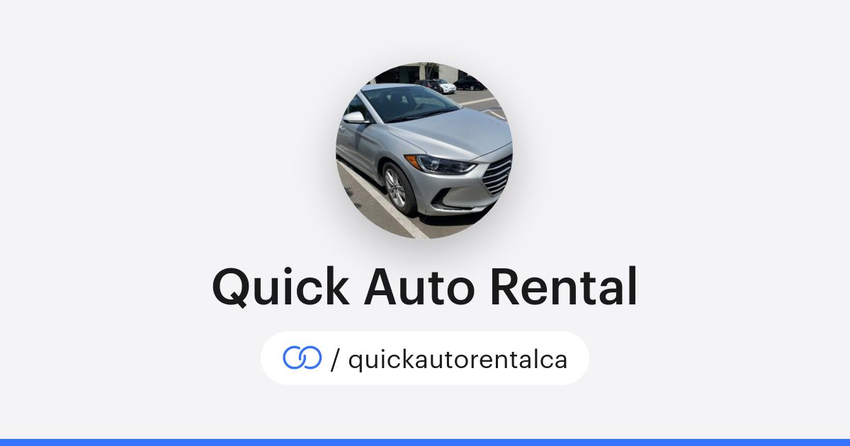 Quick Auto Rental (/quickautorentalca) · solo.to